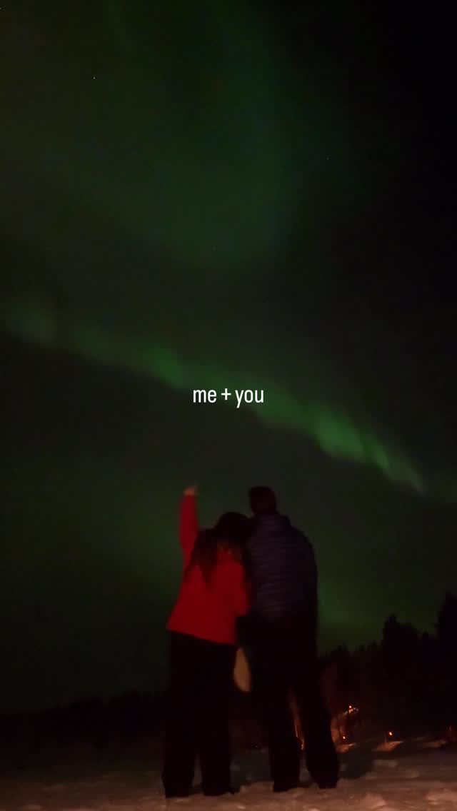 = a trip to see Northern lights ❤️

#finland #northernlights #lapland #couplegoals #aurorasboreales