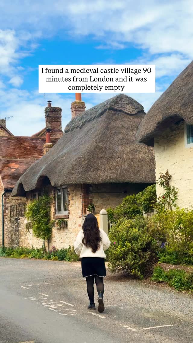 This might be the most underrated day trip from London and nobody talks about it. 

📌 This is Amberley, a tiny village in West Sussex

📌 How to get there 
🚂 Direct train from London Victoria with Southern Rail. Takes about 90 mins.
🚗 Use the postcode BN18 9LT

What to do there 👇
🚶‍♀️ Walk around Amberley Castle - a 900-year-old castle that’s now a luxury hotel. Non-guests can still walk the grounds and it’s stunning
🏠 Explore Amberley Museum - an open-air heritage site with vintage buses, a narrow gauge railway, a print shop and chalk pits that featured in a James Bond film
☕️ Grab a cream tea at Amberley Village Tearoom
🚶‍♀️ Walk the South Downs Way 
⛪️ Visit St Michael’s Church - nearly 1,000 years old and right next to the castle

Save this for your next free weekend 🔖

#daytripfromlondon #amberley #weekenddaytrips #uktravel #englandtravel 

Day trip from London, things to do near london, amberley, weekend trip from london, south down national park