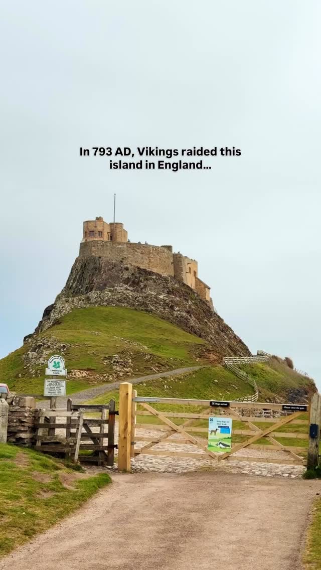 In 793 AD, Vikings raided this island in England… ⚔️

📍 This is Lindisfarne - often known as the place where the Viking Age in England began.

What looks like a peaceful island today was once the site of a shocking raid that echoed across Europe.

🌊 Accessible only at low tide via a causeway
🏰 Home to a historic priory and castle
✨ One of the most unique places to visit in Northumberland

🫶🏻 Save this for your UK bucket list

#lindisfarne #holyisland #northumberland #vikings #uktravel 

Weekend getaway in the UK, places to see in the UK, weekend trip from london. Things to do in Northumberland
