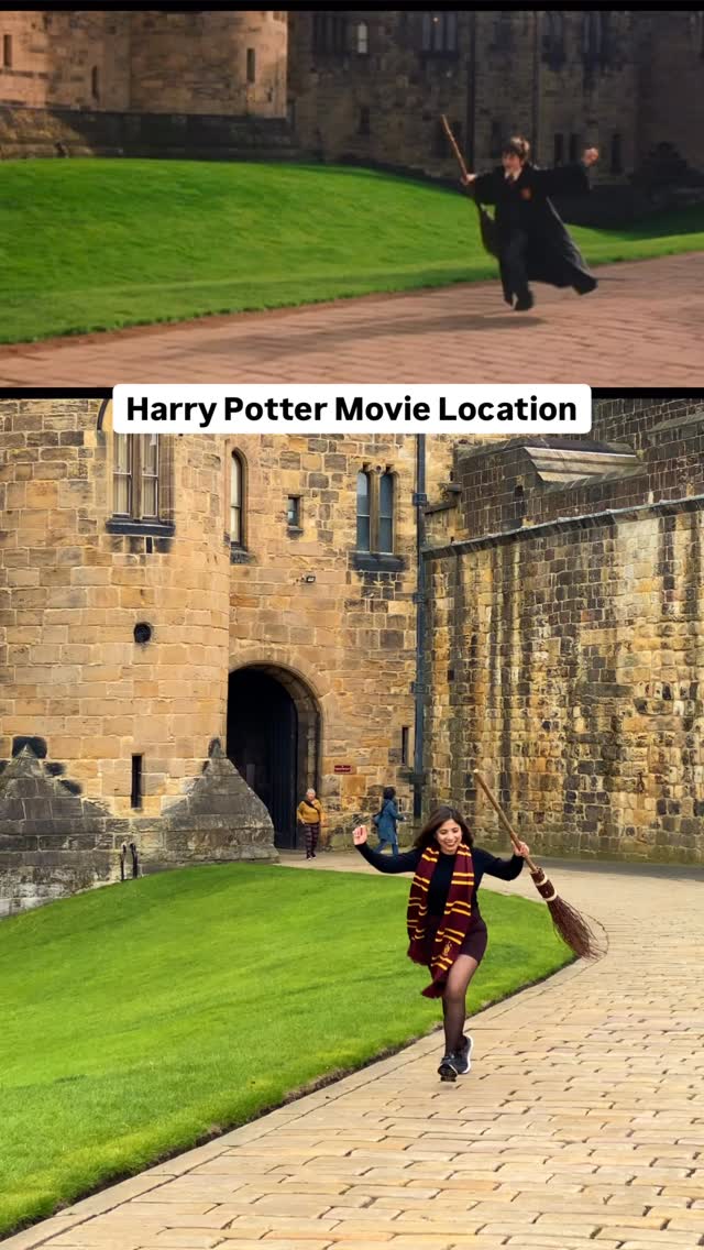 ✨Real life Hogwarts✨

This castle was used as Hogwarts interior and exterior in Harry Potter Part 1 and 2.

How to go there from London??

🚊 There is a direct train from King’s Cross station to Alnmouth 
🚌 From the station take X20 bus towards Alnwick bus station and walk to the castle (10 mins)

📍 Alnwick Castle, Northumberland
Ticket: £19.50
Postcode: NE66 1NQ

Do not miss this place if you are planning a trip to Northumberland 💕

#harrypotterfilmlocation #filminglocation #hogwarts #alnwickcastle #uktravel 
Harry Potter movie locations | Real life Hogwarts | Hogwarts | Alnwick Castle | Northumberland | 25 Years of Harry Potter and Philosopher’s stone