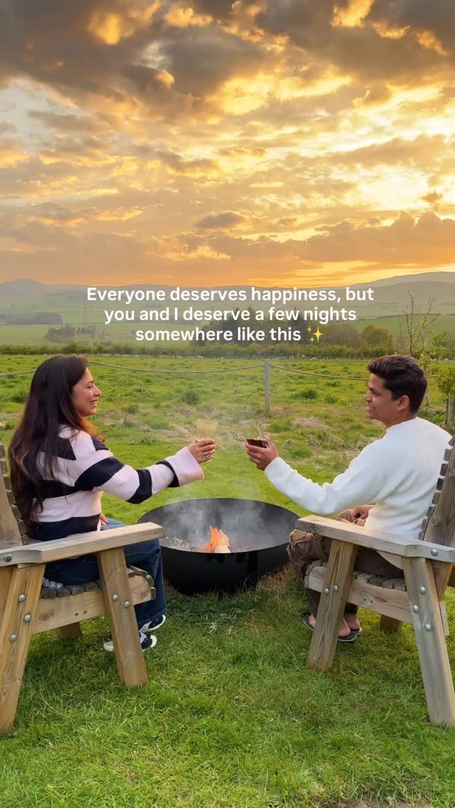 One of the most unique stays I’ve found in the UK ✨

📌 The Northumberland Roundhouses are private circular cabins tucked away in the Cheviot Hills, each with its own hot tub, fire pit, and endless countryside views.

📍 Around 5 hours from London 
📍 Around 20 mins from Alnwick 

What to do here:
• Relax in the hot tub under the stars 
• Enjoy slow mornings with sunrise views from bed 
• Light the fire pit in the evening 
• Walk through the Cheviot Hills right outside your door

Save this for your next UK escape ✨

#northumberland #ukstaycation #uniquehotels #northumberlandcoast #couplegetaway