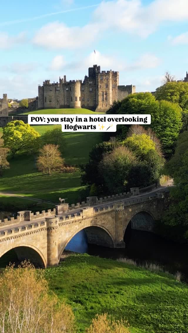 A hotel with views of the real-life Hogwarts? ✨

Located in the heart of Alnwick, this beautiful hotel is just a short walk from Alnwick Castle - where parts of Harry Potter were filmed.

📍 Bailiffgate Hotel, 2-8 Bailiffgate, Alnwick NE66 1LX

💷 Rooms usually start from around £180 depending on the season and room type

🚂 Nearest train station is Alnmouth which is 10 mins drive from the hotel.

🏰 Things to do nearby:
• Explore Alnwick Castle
• Visit Alnwick Garden & the famous treehouse
• Wander through Alnwick town centre
• Visit Barter Books - one of the most beautiful bookshops in the UK

Save this for your next UK getaway ✨

#visitnorthumberland #uktravel #nland250 #ukhotels #weekendstay 

UK hotel stay, hotel to stay in Northumberland, things to do in Northumberland, weekend trip from london, places to visit in England, UK staycations, Real life Hogwarts, Alnwick Castle