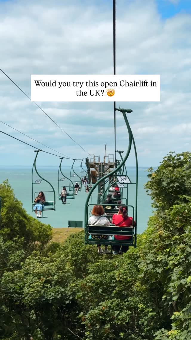 Would you ride this dramatic chairlift down to one of the UK’s most iconic beaches?

📍 Alum Bay Chairlift, Isle of Wight
💷 Around £11 return

This chairlift takes you down to Alum Bay beach, with incredible views of the coastline, chalk cliffs, and the famous Needles.

It’s one of the most unique ways to experience the coast in England - and honestly, the views from the ride are the highlight.

Getting there:
🚗 Around 3 - 3.5 hours from London (including ferry)
⛴️ Ferry options:
• Portsmouth to Fishbourne or Ryde
• Lymington to Yarmouth
🚆 Train to Portsmouth or Lymington + ferry, then bus/drive to Alum Bay

Things to do here:
• Ride the chairlift down to the beach
• Take in views of the Needles
• Walk along Alum Bay beach
• Take a boat ride to see the Needles Landmark Attraction

Save this for your next UK coastal trip ✨

#theneedles #visitisleofwight #visitengland #uktravel #uktravels