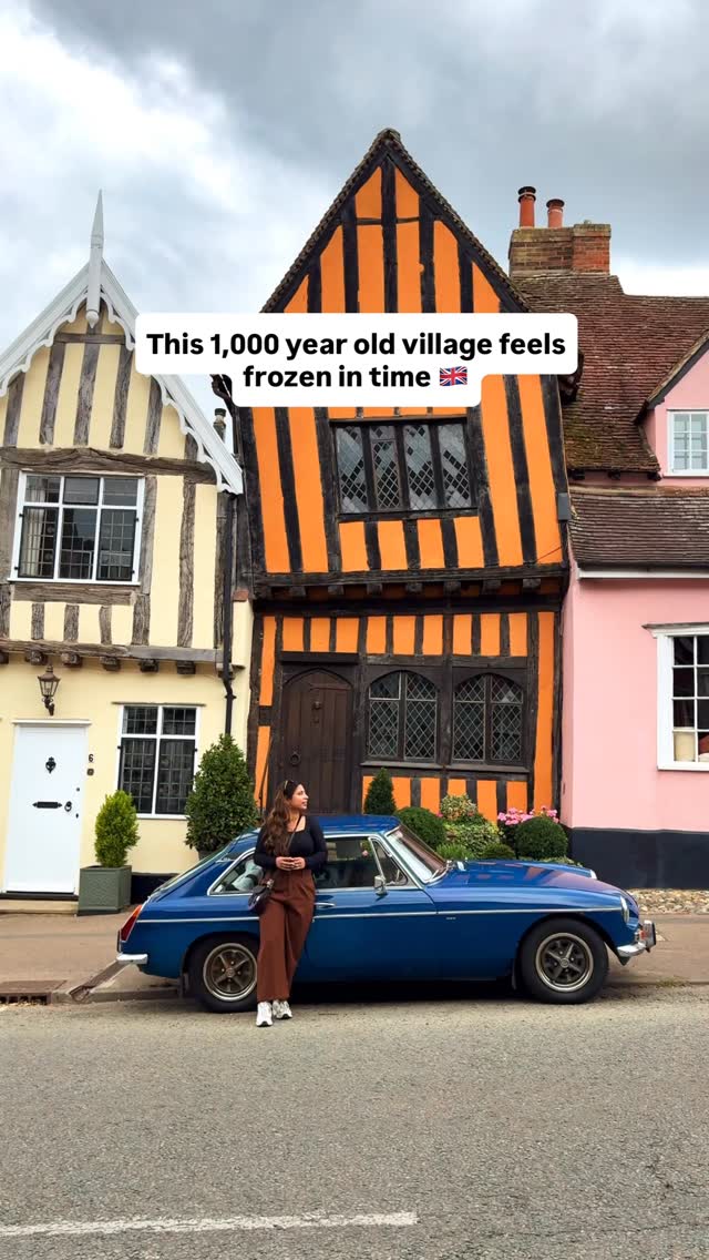 🇬🇧 This 1,000-year-old village feels frozen in time.

Welcome to Lavenham, one of England’s best-preserved medieval villages. With its crooked timber-framed houses, cobbled streets and centuries of history, it truly feels like stepping back in time.

✨ Things to do:
📍Stroll through the medieval streets
📍Visit the Guildhall
📍See the famous Crooked House
📍Check out De Vere House - a Harry Potter filming location (young Harry’s birthplace!)
📍Explore the Little Hall Museum, one of the oldest houses in the village
📍Browse the independent cafés and boutiques
📍Visit St Peter & St Paul’s Church

☕ Tea break: The Great House or Tickle Manor Tearoom for a classic English cream tea

🚆 From London: Take a train from London Liverpool Street to Sudbury (via Marks Tey), then catch the Chambers 753 bus or a short taxi to Lavenham.

🚗 Driving? Free parking is available in the village.

📍Postcode: CO10 9QZ (village centre)

💚 Save this for your England bucket list and send it to the person you’d explore Lavenham with.

#Lavenham #Suffolk #VisitEngland #EnglandTravel #HiddenEngland MedievalVillage UKTravel DaysOutUK SuffolkTravel EnglishCountryside HarryPotterLocations TudorEngland