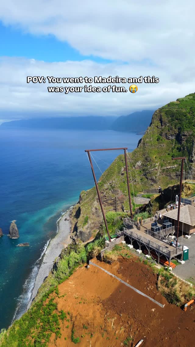 POV: You went to Madeira and this was your idea of fun 😭

Would you try this? 😳
✨ What you can do:
⚡ Giant swing
⚡ Zipline
⚡ Combo experience

📍Adrenaline X-Treme Adventures, Porto Moniz @adrenaline_madeira 

💰 Price: Zipline + swing combo starts from €89 per person (you can also book them separately).

💚 Save this for your Madeira itinerary and send it to the person who would actually do this with you. 😅

*Invited

#Madeira #MadeiraIsland #MadeiraTravel #ThingsToDoInMadeira #adrenalineaddicts PortugalTravel

Things to do in Madeira, Adrenaline adventures madeira, giant swing madeira