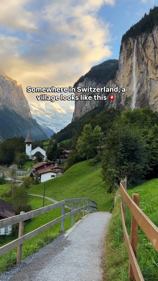 Somewhere in Switzerland, a village looks like this 🇨🇭 

Lauterbrunnen is one of the most beautiful places I’ve ever visited in Switzerland, surrounded by dramatic cliffs, alpine villages and waterfalls at almost every turn.

✨ Things to do:
📍Walk to Staubbach Falls
📍Visit Trümmelbach Falls
📍Take the train to Wengen
📍Ride the cable car to Mürren
📍Explore the Jungfrau region
📍Enjoy the valley’s scenic walking trails

🚆 How to get there by public transport:
From Interlaken Ost, take the direct train to Lauterbrunnen (around 20 minutes). If you’re travelling from Zurich, allow around 2 hours 30 minutes with a change at Interlaken Ost.

💚 Save this for your Switzerland itinerary and send it to the person you’d explore Lauterbrunnen with.

#Lauterbrunnen #Switzerland #SwissAlps #JungfrauRegion #SwitzerlandTravel EuropeTravel BucketListTravel