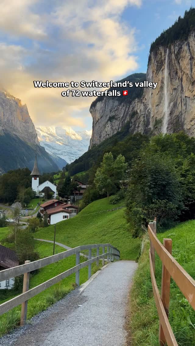 Welcome to Switzerland’s valley of 72 waterfalls. 🇨🇭

Lauterbrunnen is one of the most beautiful places I’ve ever visited in Switzerland, surrounded by dramatic cliffs, alpine villages and waterfalls at almost every turn.

✨ Things to do:
📍Walk to Staubbach Falls
📍Visit Trümmelbach Falls
📍Take the train to Wengen
📍Ride the cable car to Mürren
📍Explore the Jungfrau region
📍Enjoy the valley’s scenic walking trails

🚆 How to get there by public transport:
From Interlaken Ost, take the direct train to Lauterbrunnen (around 20 minutes). If you’re travelling from Zurich, allow around 2 hours 30 minutes with a change at Interlaken Ost.

💚 Save this for your Switzerland itinerary and send it to the person you’d explore Lauterbrunnen with.

#Lauterbrunnen #Switzerland #SwissAlps #JungfrauRegion #SwitzerlandTravel EuropeTravel BucketListTravel
