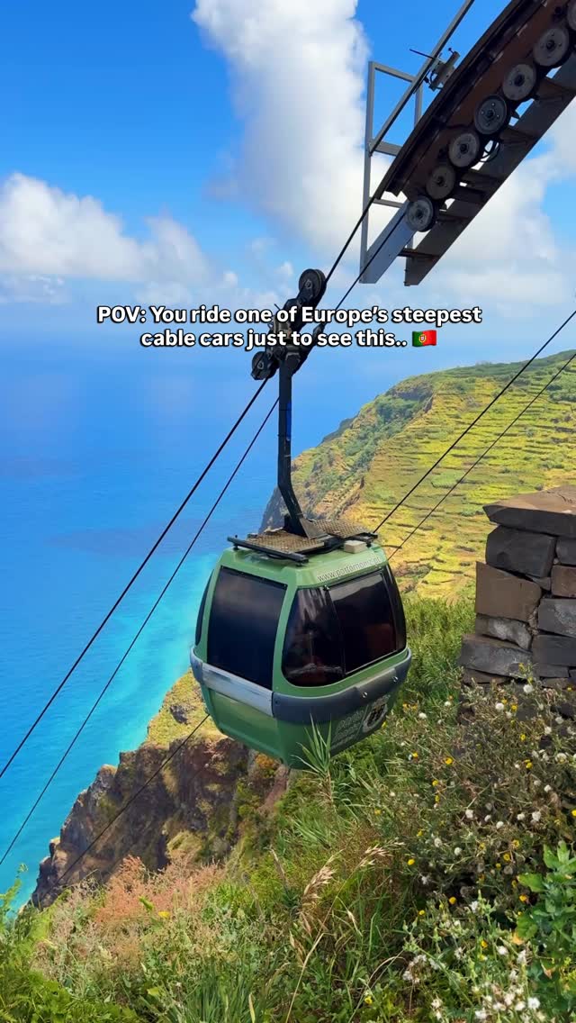 One of Europe’s steepest cable cars leads to this hidden corner of Madeira. 🇵🇹

Achadas da Cruz is one of those places that completely surprised me. Most people come for the famous cable car, but the real highlight is what awaits at the bottom - a peaceful coastal fajã with tiny farming plots, dramatic cliffs and incredible ocean views.

📍 Achadas da Cruz, Madeira

🚠 Don’t miss: The Achadas da Cruz Cable Car - one of the steepest cable cars in Europe, descending over 400 metres to the coast.

💡 Top tip: Visit on a clear day and allow time to explore the walking trails and soak in the scenery before heading back up.

🚗 How to get there: Around a 1 hour drive from Funchal. There’s free parking at the cable car station.

💚 Save this for your Madeira itinerary and send it to someone you’d explore this hidden corner of the island with.

#Madeira #MadeiraIsland #VisitMadeira #AchadasDaCruz #MadeiraTravel PortugalTravel HiddenMadeira EuropeTravel