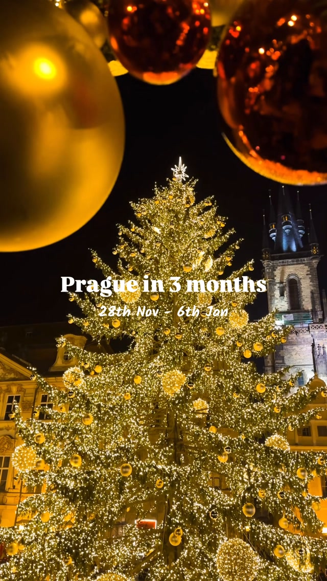 Prague at Christmas should be on your list this year. 🎄✨

If you’re planning a Christmas trip to Prague in 2026, here are the markets I’d add to your itinerary:

🎄 Old Town Square
28 November 2026 - 6 January 2027
The famous one with the huge Christmas tree, surrounded by Prague’s beautiful historic buildings.

🎄 Wenceslas Square
28 November 2026 - 6 January 2027
Another central market, so it’s easy to combine with Old Town Square.

🎄 Náměstí Míru
20 November - 24 December 2026
One of the earlier markets to open, set in front of the beautiful St Ludmila Church.

🎄 Náměstí Republiky
25 November - 24 December 2026
A smaller central market with traditional Christmas gifts, decorations and Czech food.

✨ While you’re in Prague:

* Walk across Charles Bridge
* See Prague Castle
* Visit the Astronomical Clock
* Wander around the Old Town
* Try traditional Czech Christmas treats
* Take a Christmas evening walk around the city

📌 Save this for your Prague Christmas trip!

And if you’re thinking about visiting this Christmas, send this to your travel partner 🎄

#PragueChristmas #PragueChristmasMarkets #Prague #ChristmasMarkets #ChristmasInPrague Prague2026 EuropeChristmas ChristmasTravel