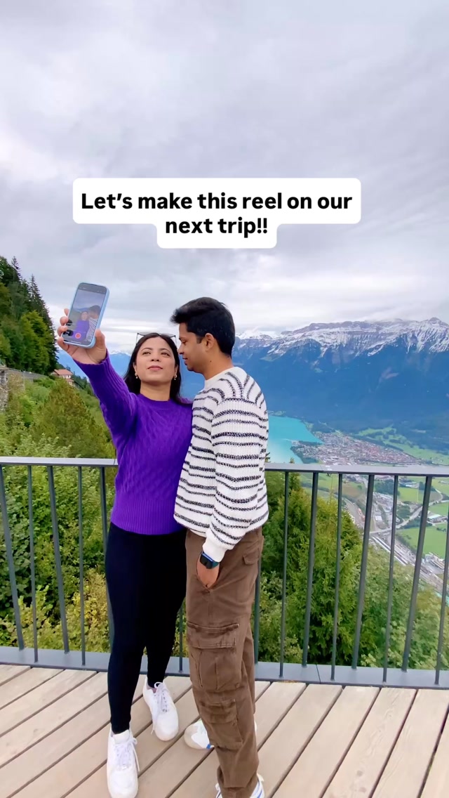 Share with someone you want to try these with on your next trip ✈️

This is such an easy transition and I am sure u will have fun creating it ❤️

Tag me if you end up recreating this and Follow @spiral.flyer for more 💕

[Transition Ideas, Couple Transition, Travel Inspiration, Transition Reel Ideas, Couple travel, Video Transition, Transition Reels]

#transitionideas #traveltransition #tutorials #coupletravels #travelreels switzerland placestovisitinswitzerland