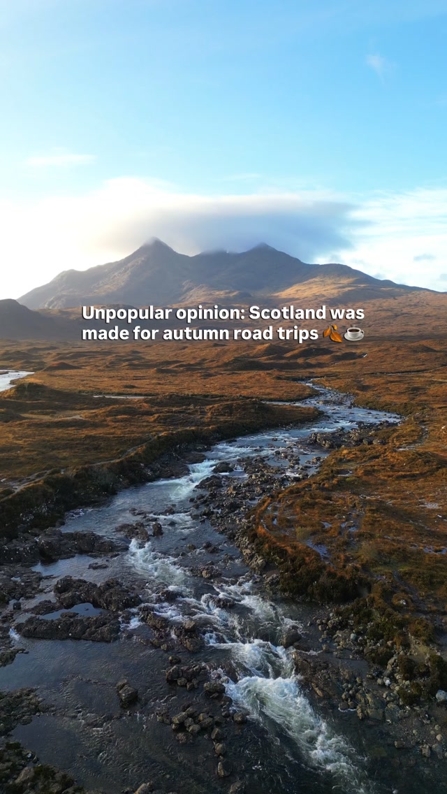 💬 Comment “SKYE” and I’ll send you my 3-day itinerary + travel guide.

Unpopular opinion: Scotland was made for autumn road trips. 🍂🏴󠁧󠁢󠁳󠁣󠁴󠁿

Moody skies, golden landscapes, winding roads and mountains everywhere you look - Scotland just hits different in autumn.

📌 Save this for your Scotland road trip.

#isleofskye #visitscotland #scotlandtravel #uktravel #scottishhighlands autumninscotland scotlandroadtrip

Things to do in Scotland | Things to do in Isle of Skye | Old Man of Storr | Places to visit in Isle of Skye