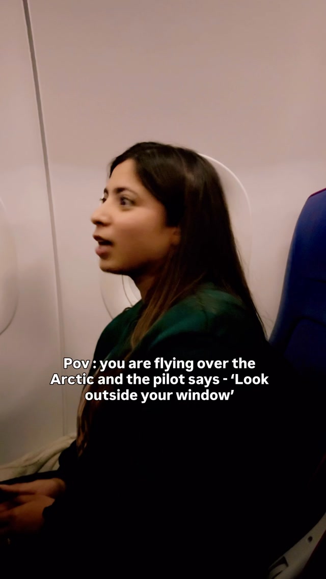 ✈️ You get to see the Northern lights from your flight’s window

Follow @spiral.flyer for more 🫶🏻

I seriously can’t believe I got to see this!!.. We were flying from London to Tromse and little did we know, we could see the dancing auroras that would last for over half an hr. 💫 

💫 Pro Tip: To capture the Northern Lights from a flight, press your phone against the window and lower the window shade to block any extra light. 

Have you tried this before? Share it with someone you’d love to take on an aurora flight!

#aurora #northernlights #norway #norwaytravel londontravel auroraborealis flight bestview #northernlightsnorway visitnorway viewfromabove bucketlisttravel tromsolove