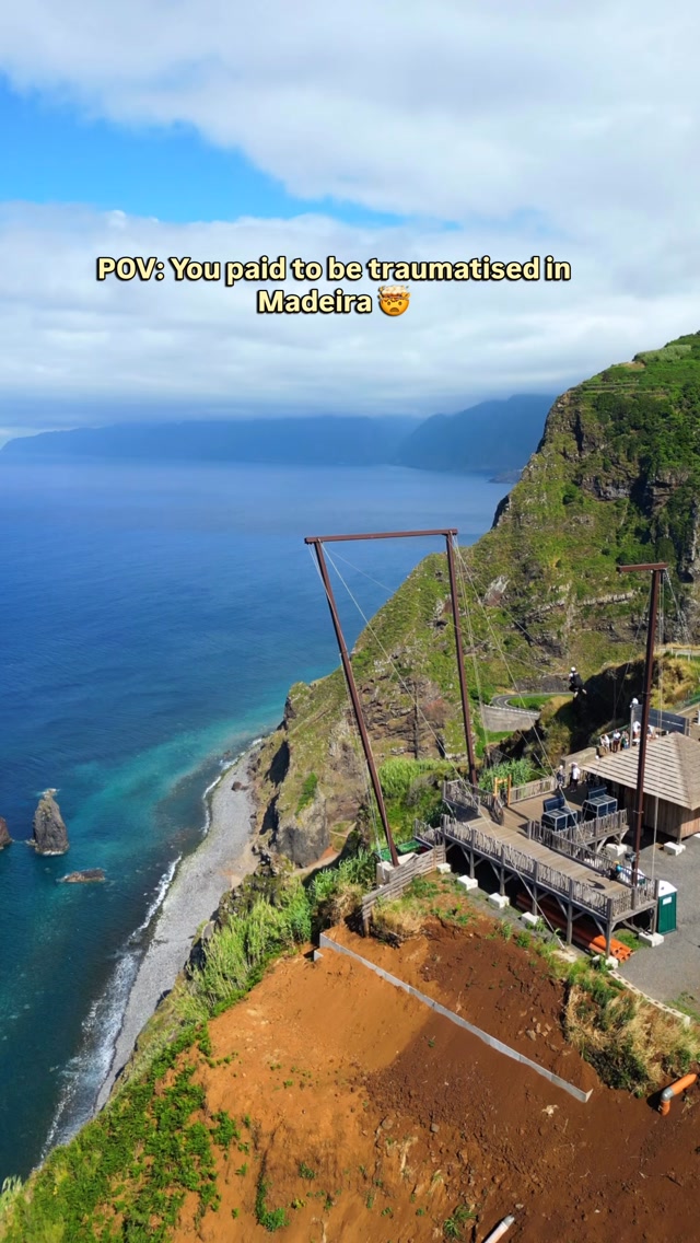 POV: You came to Madeira and paid to be traumatised. 😭

Follow @spiral.flyer for more travel content ❤️

Would you try this? 😳

✨ What you can do:
⚡ Giant swing
⚡ Zipline
⚡ Combo experience

📍Adrenaline X-Treme Adventures, Porto Moniz

💰 Price: Zipline + swing combo starts from €89 per person (you can also book them separately).

💚 Save this for your Madeira itinerary and send it to the person who would actually do this with you. 😅

#Madeira #MadeiraIsland #MadeiraTravel #ThingsToDoInMadeira #adrenalineaddicts PortugalTravel

Things to do in Madeira, Adrenaline adventures madeira, giant swing madeira