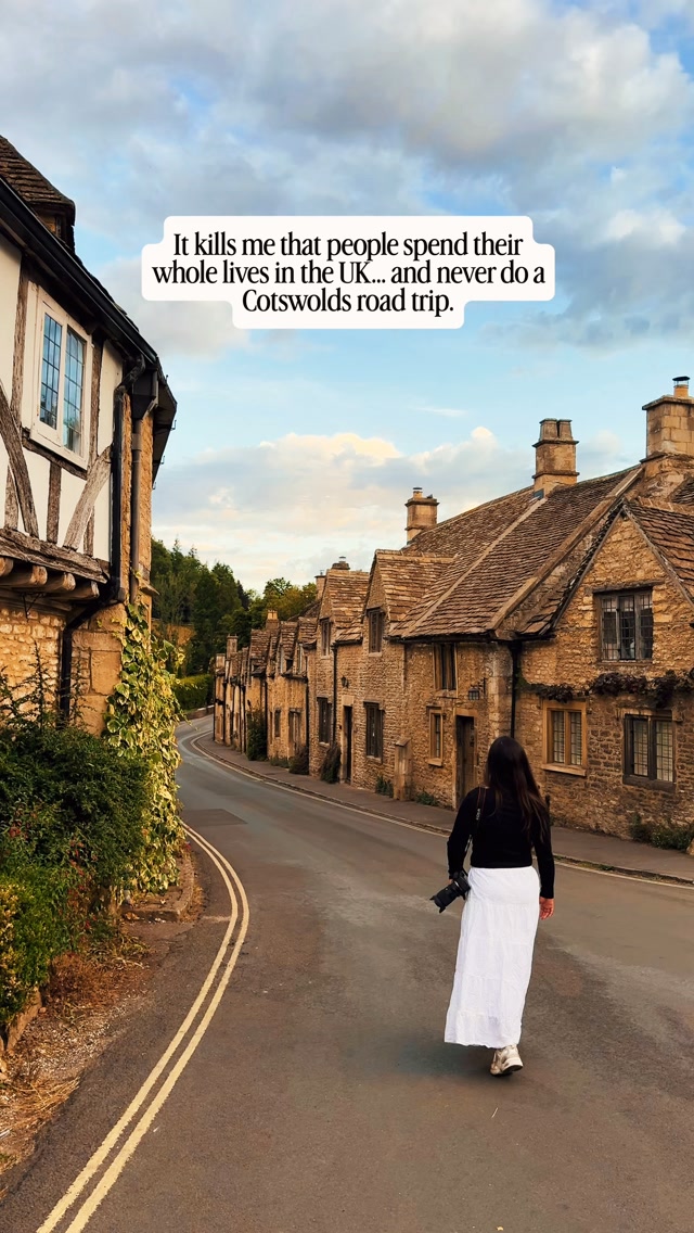 5 beautiful places to add to your Cotswolds itinerary 🇬🇧

📍 Lower Slaughter - One of the prettiest villages, with the River Eye running through it and the iconic stone bridge.

📍 Castle Combe - A postcard-perfect village with honey-coloured cottages and streets that have barely changed for centuries.

📍 Stow-on-the-Wold - A charming market town with independent shops, cafés and the famous little doorway at St Edward’s Church.

📍 Bibury - Home to Arlington Row, one of the most photographed streets in the Cotswolds.

📍 Lacock - Technically not in the Cotswolds but such a pretty village to add to the list

📌 Save this for your next countryside escape and send it to someone you’d love to explore the Cotswolds with.

Best places to stay in the Cotswolds | Cotswolds couple getaways | What to do in the Cotswolds | Cotswolds staycation | Where to stay in the Cotswolds | Cotswolds itinerary | Best things to do in The Cotswolds England

#Cotswolds #CotswoldsEngland #uktravel #englishvillages #uktravels