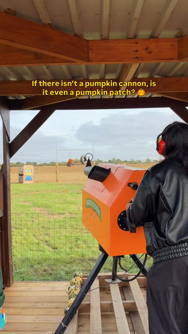 If your pumpkin patch doesn’t have a pumpkin cannon, what are we even doing? 🎃

Follow @spiral.flyer for more content 😍

Hatter’s Farm is home to over 100,000 home-grown pumpkins across 75+ varieties, and there’s much more than just pumpkin picking:

🎃 Pick your own pumpkin and explore the fields with a wheelbarrow
🎯 Pumpkin Cannon - £2.50 per shot or 3 for £7
🌽 7-acre Maize Maze - £2.50 online / £3 on the day
👻 Haunted Mad House
⛰️ Bale Mountain + hay bale maze
📸 Plenty of autumn photo spots
🍔 Food court with burgers, waffles, toasties, coffee & hot chocolate
🔥 Open fire pits + marshmallows
🎶 Pumpkin Nights with live music, roaming actors & 1,000+ festoon lights

💷 Pumpkin picking tickets from £5-£7 + booking fee
📅 Pumpkin picking: selected dates from 3-31 October 2026
🌙 Pumpkin Nights: 16-18 & 23-31 October, 5pm-9pm
📍 Hatter’s Farm, Takeley, Essex - CM22 6NP

🚗 From London: Around 1 - 2 hr by car, depending on traffic.

🚆 By public transport: Train from London Liverpool Street to Bishop’s Stortford takes around 40 minutes, then take a taxi or the local 305 bus towards Takeley for the final stretch.

Save this for your autumn plans and send it to someone who needs a pumpkin day out! 🎃

#HattersFarm #PumpkinPicking #PumpkinPatch #ThingsToDoNearLondon #autumninlondon 

Hatter’s Farm, Hatter’s Farm pumpkin picking, pumpkin picking near London, pumpkin patch near London, things to do near London, autumn day trips from London, pumpkin cannon UK, pumpkin picking Essex, things to do in Essex, Halloween activities near London, autumn activities UK