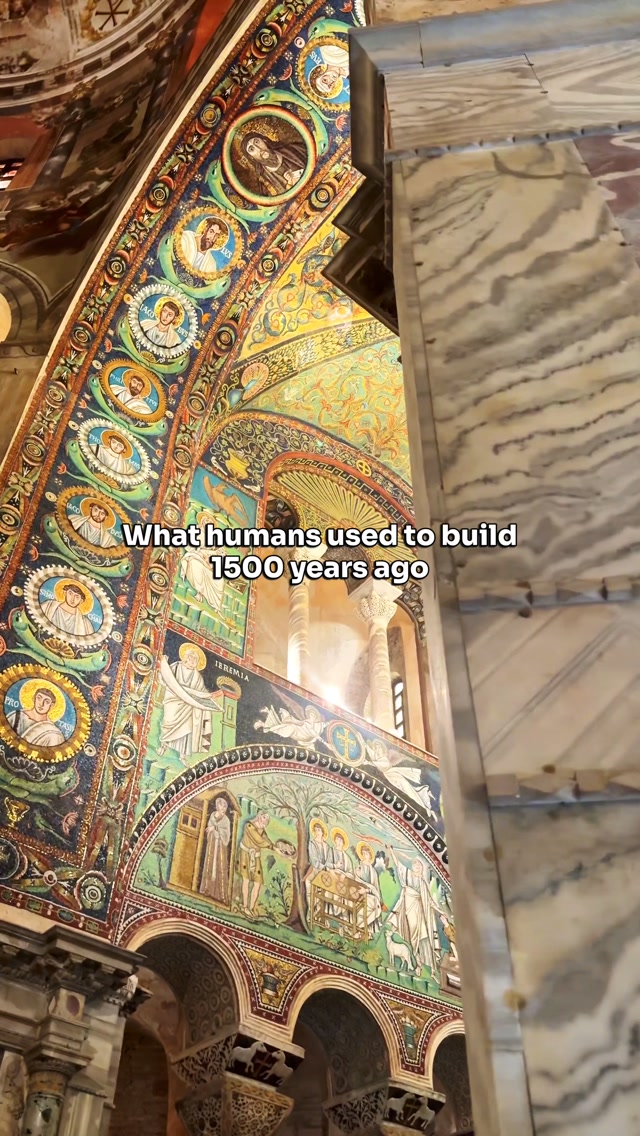 What humans built 1500 years ago without machines..

The Basilica of San Vitale in Ravenna, Italy, was completed in 547 AD, and stepping inside feels like discovering a piece of history. Its incredible golden mosaics, detailed artwork and Byzantine architecture have stood for centuries.

📍 Basilica of San Vitale, Ravenna, Italy 🇮🇹

🎟️ Ticket price: €10.50 (combined ticket)

⏰ Opening hours: Daily, 9am-7pm until 1 November 2026. From 2 November, hours are generally 10am-5pm.

Save this for your next trip to Italy! 🇮🇹

#BasilicaSanVitale #Ravenna #ItalyTravel #UNESCOWorldHeritage #HiddenGemsItaly

Basilica of San Vitale, Ravenna mosaics, things to do in Ravenna, historic places in Italy, UNESCO sites Italy, Byzantine mosaics