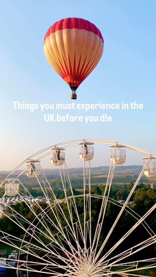 Things you must experience in the UK before you d!e 🇬🇧 

The Bristol International Balloon Fiesta is back 7 - 10 August 2026 at Ashton Court Estate - and it’s completely FREE

✨ What to expect:

* Mass balloon ascents at sunrise & sunset
* The famous Night Glow (balloons lighting up to music)
* Food stalls, live entertainment & festival vibes all day
* One of the biggest FREE outdoor events in the UK

Save this & send it to who you’re going with ✨

#bristolballoonfiesta #uktravel #summerbucketlist #hotairballoons #uktravels