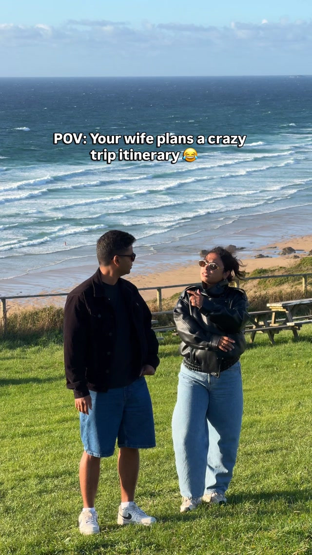 When your wife plans a crazy trip itinerary and wants to see everything on one trip 🤣

I am that wife. Who is with me!!

#relatable #bollywooddialogue #travelcouple #funny