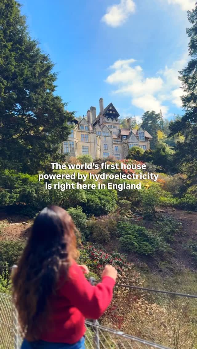 The world’s first house powered by hydroelectricity ⚡️
One of the most interesting National Trust places we’ve visited - with huge grounds, lakes, walking trails, waterfalls and beautiful views all around.

📍 National Trust - Cragside
Rothbury, Morpeth NE65 7PX, Northumberland

🎟️ Ticket prices (non-members):
Adult £27
Child £13.50
Family £67.50
National Trust members go free.

Save this for your next UK getaway ❤️

#cragside #nationaltrust #northumberland #explorenortheast #uktravel